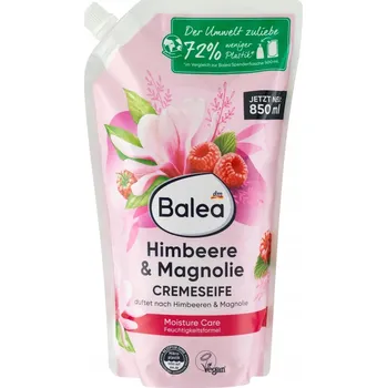 Mýdlo Balea tekuté mýdlo malina a magnolie náhradní náplň 850 ml DE