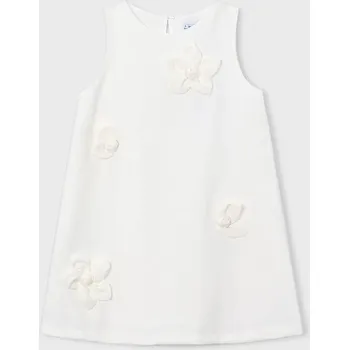Dívčí šaty Dívčí šaty Mayoral 3922.6D.Mini.PPY2 bílá 00X, vel. 110