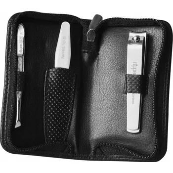 Manikúra Nippes Solingen Světoběžník černá_ sada v pouzdru