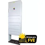 SFOS E2RP/F+ZD+FV-UV elektroměrový třífazový dvoutarifní rozvaděč v pilíři se zemním dílem ČEZ