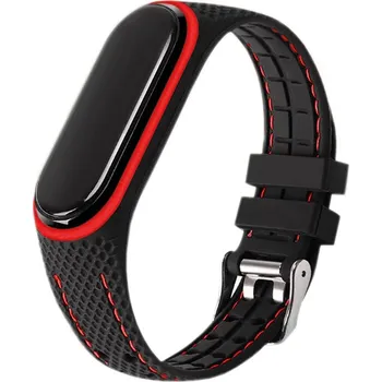 Řemínek na hodinky Řemínek Elastomer Strap Lifestyle Xiaomi Mi Band 7 Black (04)