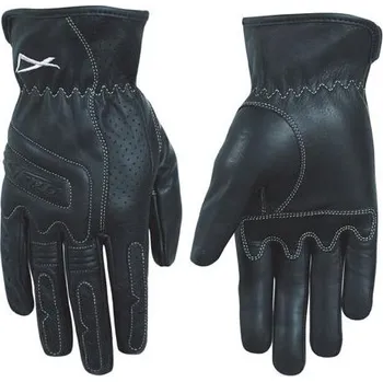 Moto rukavice A-PRO ROADER - černé kožené moto rukavice XS