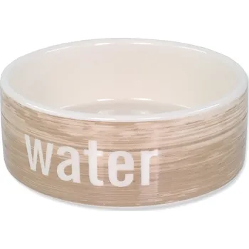 Miska pro psa Dog Fantasy Miska keramická vzor dřevo 280 ml