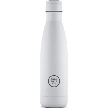 Termoska Cool Bottles nerezová termolahev Mono White třívrstvá 500 ml