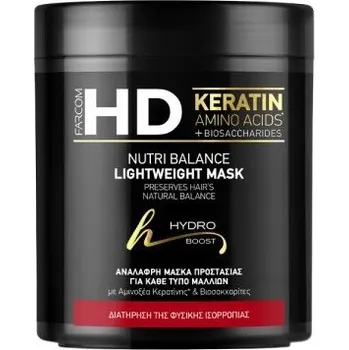 Vlasová regenerace Farcom HD lehká maska na vlasy nutri balance 1000 ml