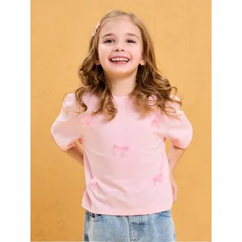 Oblečení a móda Sinsay - Bavlněné tričko - růžová - 390AY-30X - 390AY-30X-110