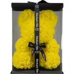 Medvídárek Big Classic medvídek z růží dárkově balený, 40 cm, žlutý