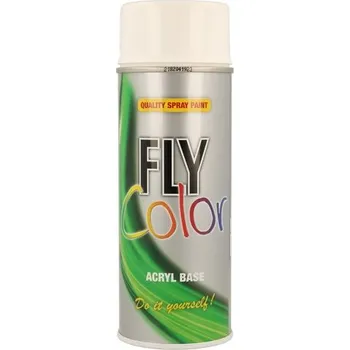 Barva ve spreji FLY COLOR dopravní bílá 9016 400ml