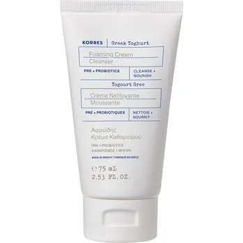 Pleťový krém KORRES Greek Yoghurt Foaming Cream Cleanser 75 ml