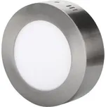 Avide přisazený LED panel 12W denní kruhový matný chrom