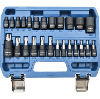 Bit KUNZER sada bitů „TX-profil“ s pohonem 1/2", 3/8“, 1/4"