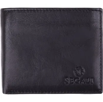 Peněženka SEGALI Pánská peněženka kožená 985, černá