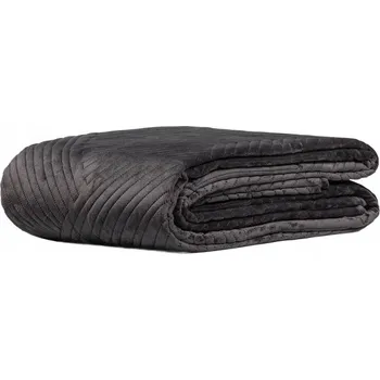 Přehoz na lůžko Přehoz na postel Homla polyester 220 cm x 240 cm černý