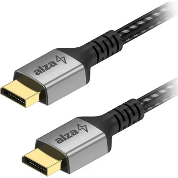 Datový kabel AlzaPower AluCore DisplayPort 1.4 8K 3m černý