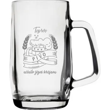 Sklenice B.BOHEMIAN Džbánek na pivo 0,5 l TEPRVE PIVO (cz)