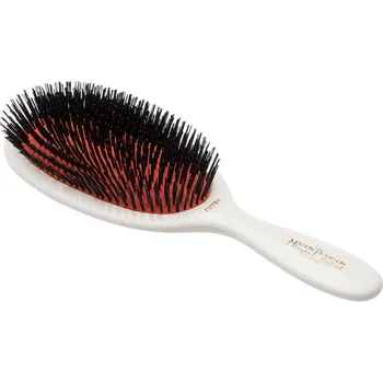 kartáč na vlasy Mason Pearson Large Extra Boar Bristle Hairbrush B1 extra velký kartáč na vlasy s kančími štětinami 1 ks, Bílá