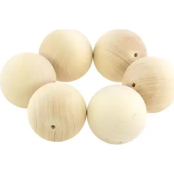 Dětské zboží Ulanik Dřevěné korálky 45 mm 6 ks