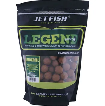 Nástraha Jet Fish Boilie Legend Biokrill 24mm 1kg