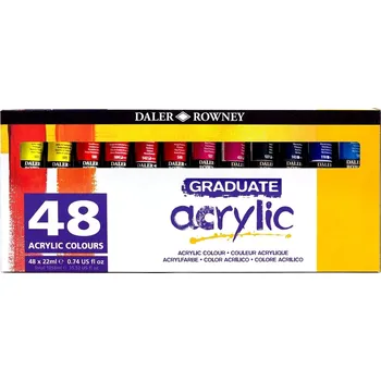 Daler Rowney Graduate Sada akrylových barev 48 x 22 ml