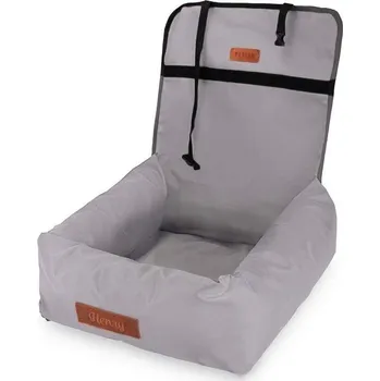 Pelíšek pro psa Dogeste Pelech do auta světle šedý