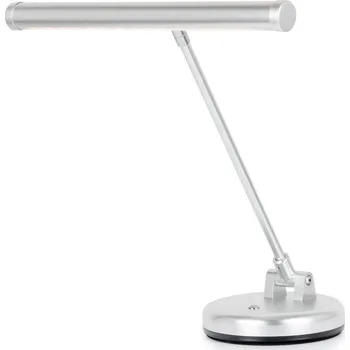 Čtecí lampička Proline Klavírní LED lampička Deluxe stříbrná