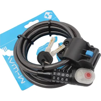 Visací zámek PRISM Spirálový kabelový zámek PRISM Light NO SIZE ČERNÁ