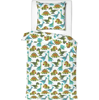 Povlečení Mistral Home Flanelové povlečení Dino 140 x 200, 70 x 90 cm zip