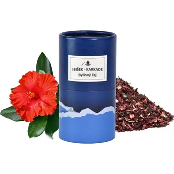 Čaj ORIENTAL Bylinný čaj Ibišek (Karkáde) - 80 g dóza