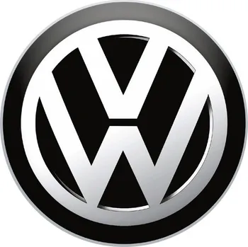 Poklice na kolo Panacea Pryskyřicové samolepky středy kol Volkswagen černé - 4ks