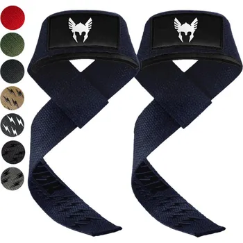 THOR ATHLETICS Vzpěračská bandáž extra úchop MODRÁ|ČERNÁ