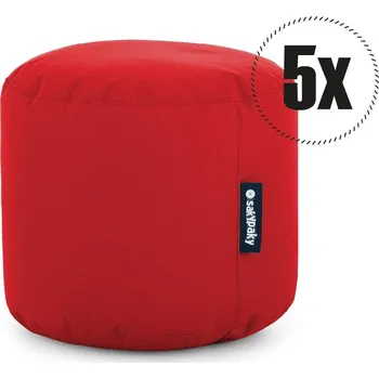 Taburet SakyPaky 5x taburet červený