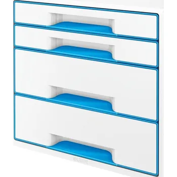 Zásuvkový kontejner LEITZ WOW CUBE modrý