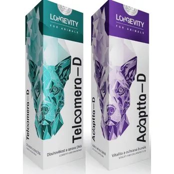 Longevity for Animals Teloomera-D 250 ml + Adaptta-D 250 ml