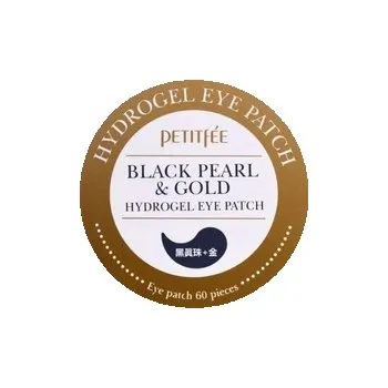 Péče o oční okolí Petitfee Black Pearl & Gold Hydrogel Eye Patch hydrogelové náplasti pod oči / polštářky pod oči