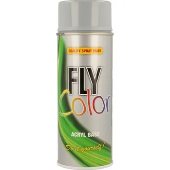 Barva ve spreji FLY COLOR stříbrošedá 7001 400ml