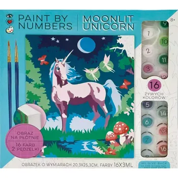 Malování podle čísel Stnux Jednorožec 25,3 x 20,3 cm