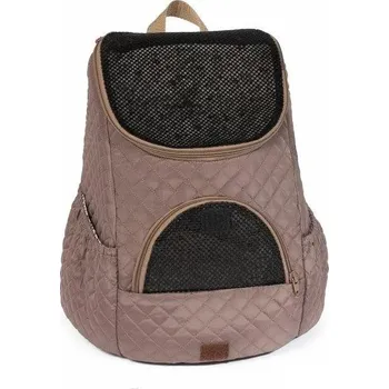 Psí batoh Muffin&Berry batoh pro psy a kočky Hailey hnědý S