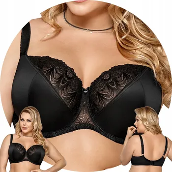 Podprsenka Gorsenia podprsenka s měkkými košíčky černá velikost 90F