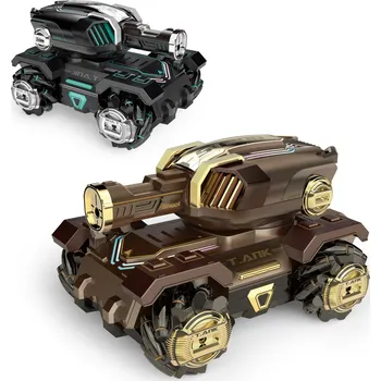 RC model auta Mamido MT1579 RC Chariot Stunt Tank na dálkové ovládání s gelovými náboji, ovládání rukou