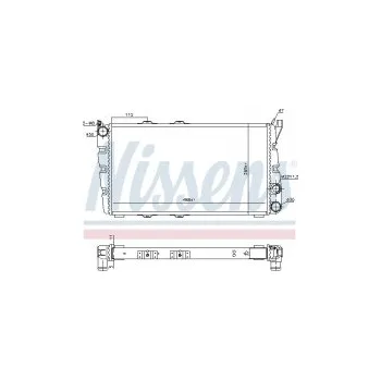 Motor automobilu Chladič motoru NISSENS 64010