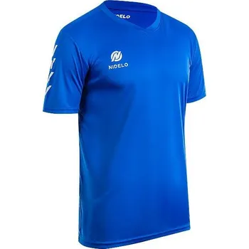Cyklistické oblečení Nidelo Player shirt S/S Nantes modrý 8 y