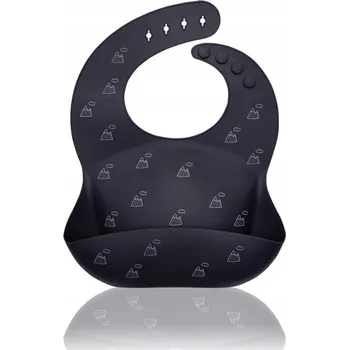 PETITE&MARS Silikonový bryndák Sam Grey Hills