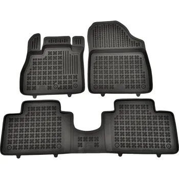 Auto-moto Rezaw-Plast gumové koberečky černé s vyšším okrajem Renault Grand Scenic 16- sada 3 ks