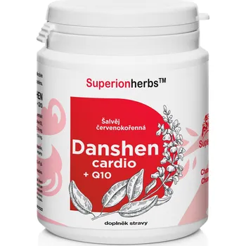 Zdraví Superionherbs Danshen Q10 cardio, 90 tobolek