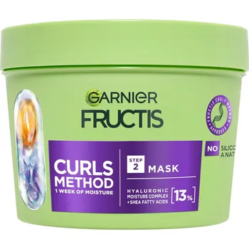 Kosmetika GARNIER Fructis Method for Curls hydratační maska na suché vlnité a kudrnaté vlasy, 370 ml