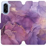 Mobiwear flip knížkové pro OnePlus Nord CE5 - Fialový mramor