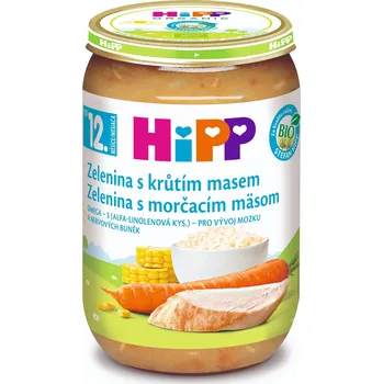 Dětská výživa HiPP BIO Zelenina s krůtím masem 220 g