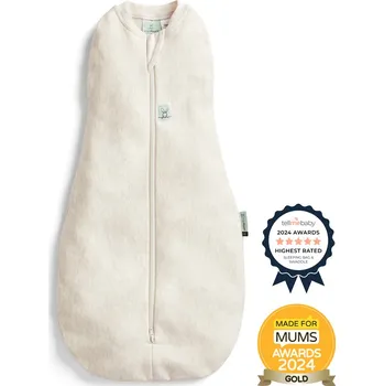 Zavinovačka ERGOPOUCH Zavinovačka a pytel na spaní 2v1 Cocoon Oatmeal Marle 0-3 m, 3-6 kg, 0,2 tog