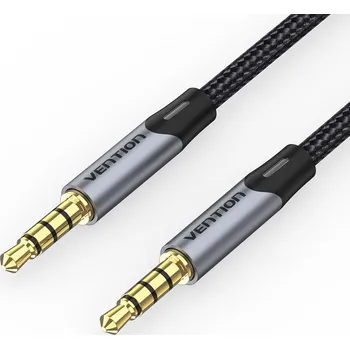 Datový kabel Vention TRRS 3.5MM Male to Male Aux Cable 2M Gray