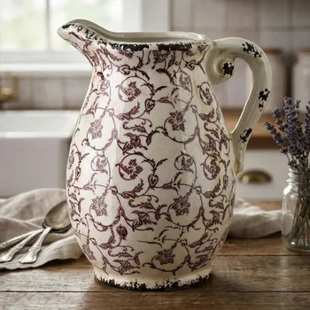 Stárnutý džbán MONDEX CROCKET 19,5 × 18 × 27,5 cm krémový